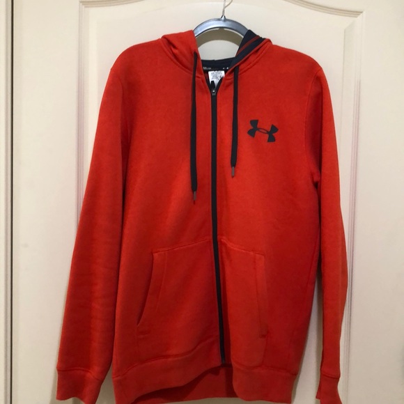 UNDER ARMOUR MEN’S MED ZIP UP HOODIE - Picture 1 of 4